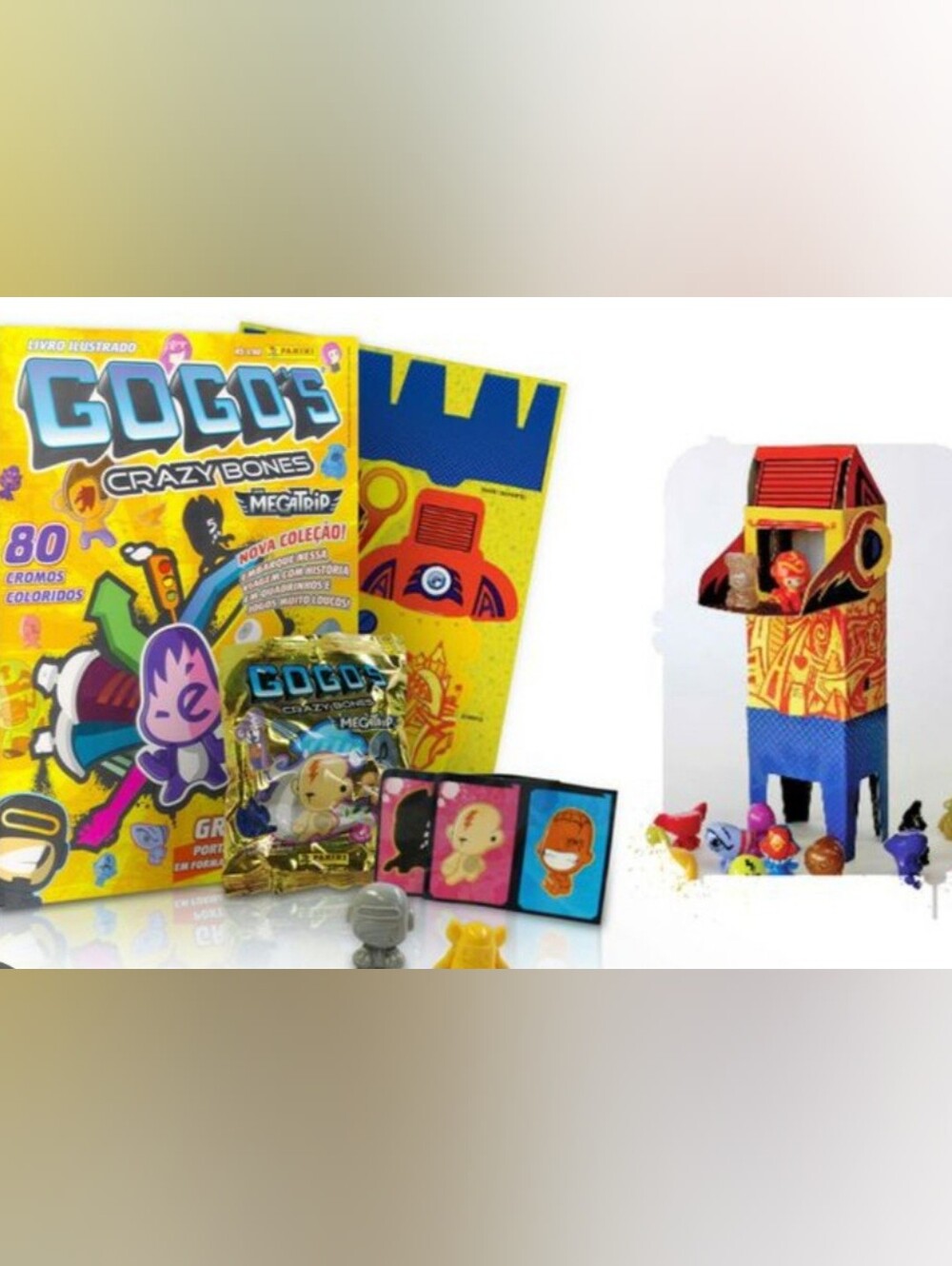 Gogos Crazy Bones Megatrip Sticker Full Album& Complete set the Gogos.En Español